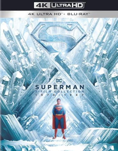 スーパーマン 5-Film コレクション メタルケース&スチールブック仕様 4Ｋ Amazon.com: Superman 5-Film Collection - Amazon Exclusive (4K